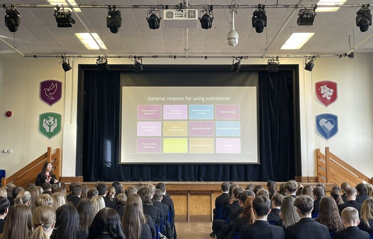 Image of Year 9 and Year 10 Hear Important Substance Use Messages